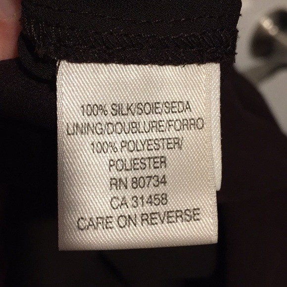 BCBG MaxAzria chocolate brown silk halter dress - Picture 6 of 7